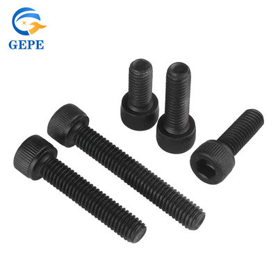 DIN912 Nozes e parafusos preto Hexagon Socket parafuso liga Hexagon Socket Head Cap parafuso Hex parafuso