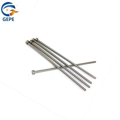 Durabilidade S136 SUS304 Ejector de Molde Pin Resistente à Ferrugem Dureza HRC30-35 Para Estampagem
