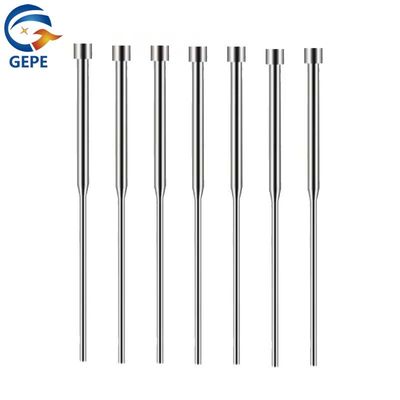 Pin de ejeção de molde de precisão de secção dupla / pin de ejeção reta resistente a altas temperaturas