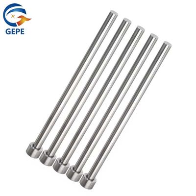 Durabilidade S136 SUS304 Ejector de Molde Pin Resistente à Ferrugem Dureza HRC30-35 Para Estampagem