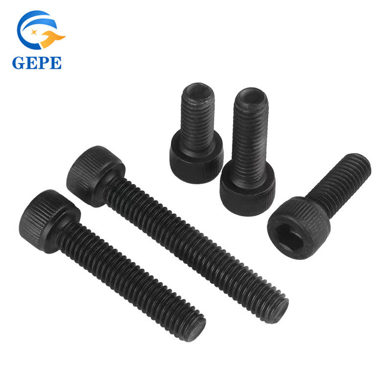DIN912 Nozes e parafusos preto Hexagon Socket parafuso liga Hexagon Socket Head Cap parafuso Hex parafuso