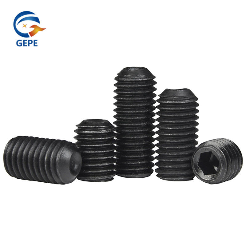 DIN916 Nuts e parafusos de óxido negro de aço carbono de grau 12.9 33H 45H